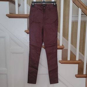 STELLA LUCE Faux Leather Skinny Pants Size Small